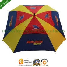 Square Double Canopy Golf Umbrella with Customized Logos (GOL-S0027FA)